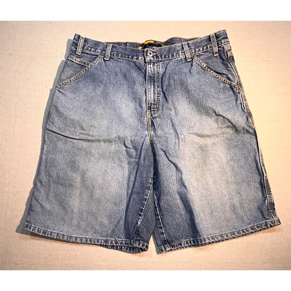 Vintage Levi's SilverTab Mens 36 Carpenter Denim Shorts Blue Loose  Baggy Skater